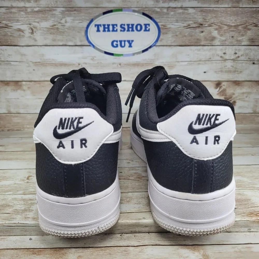 Nike Air Force 1 LV Men's size 9 Black White low top Athletic Shoes - Picture 12 of 16